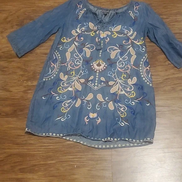 chelsea and theodore denim dress Chelsea &Theodore Denim Dress